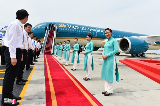 Vietnam Airlines tiếp nhận 'siêu tàu bay A350'