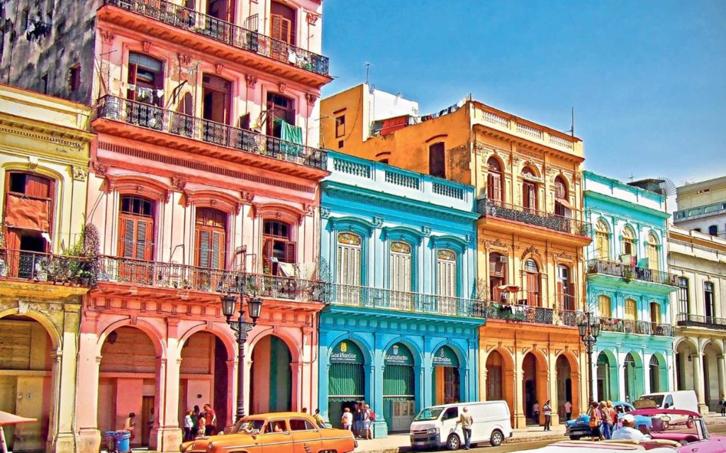 La Habana, Cuba, thị trấn sắc màu
