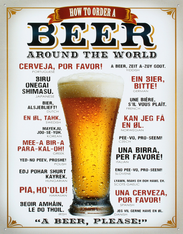 Bạn có biết cách kêu bia trên thế giới chưa?