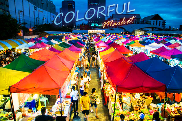 Phiên chợ Tết đầy màu sắc Colorful Market